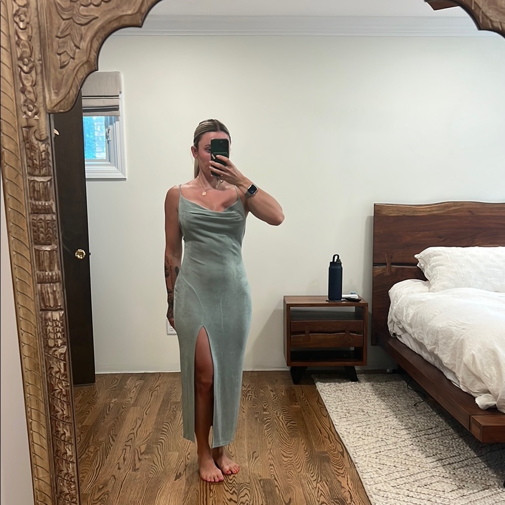 She is Us Dress - mint green